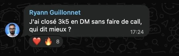 Message de Ryann Guillonnet